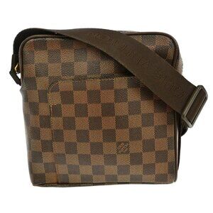LOUIS VUITTON DAMIER OLAF PM SHOULDER BAG N41442 MI1006 RQ00157